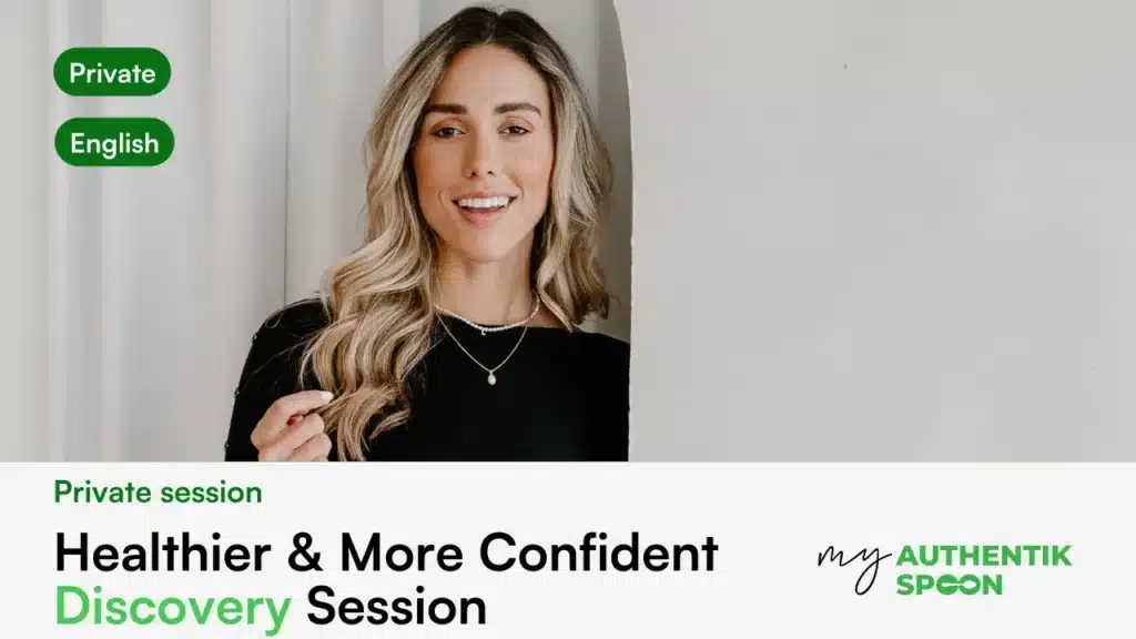 Louisa Mesquita offering a private Discovery Session to support weight loss, confidence, and energy through personalized coaching