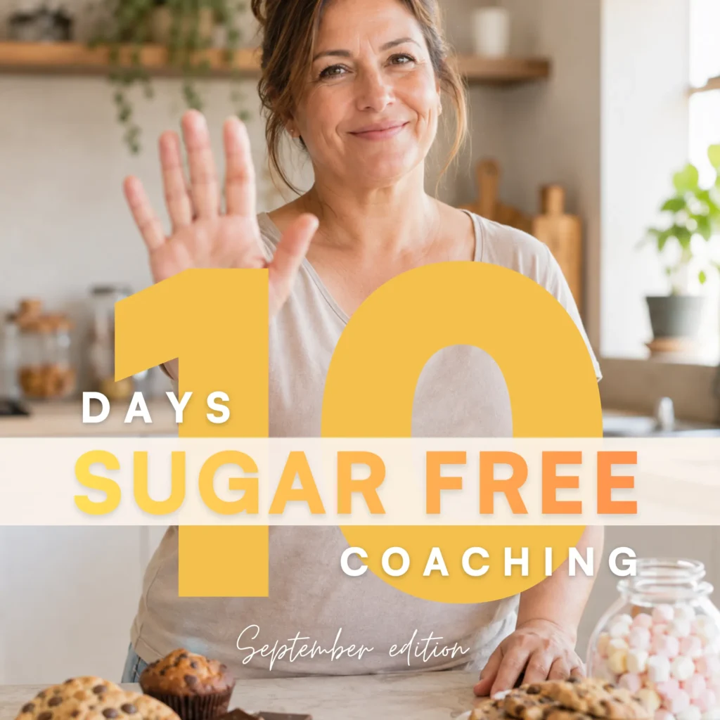 Free 10-day Sugar Free Coaching banner, MyAuthentikSpoon's September health reset program